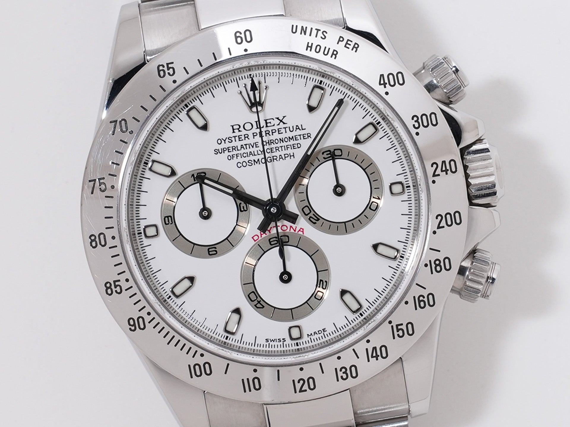 Rolex Daytona Ref. 116520 Stainless Steel White Dial