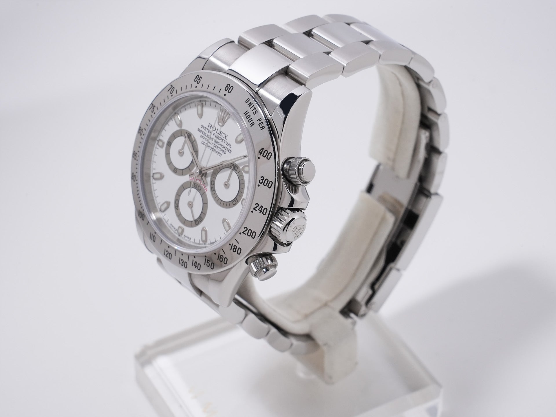 Rolex Daytona Ref. 116520 Stainless Steel White Dial