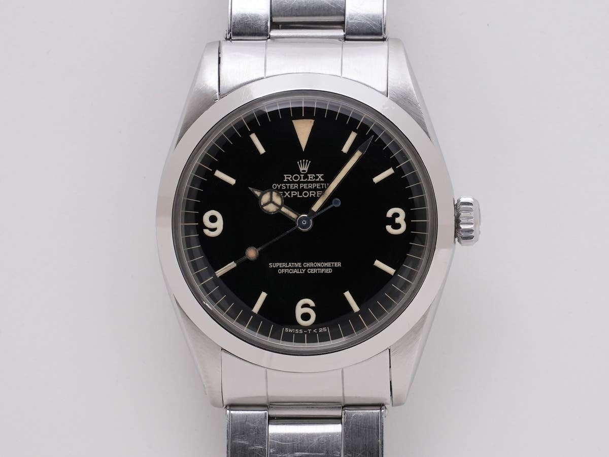 Rolex Explorer I Ref. 1016 Stainless Steel Black Dial Pre-owned 76eya6c5