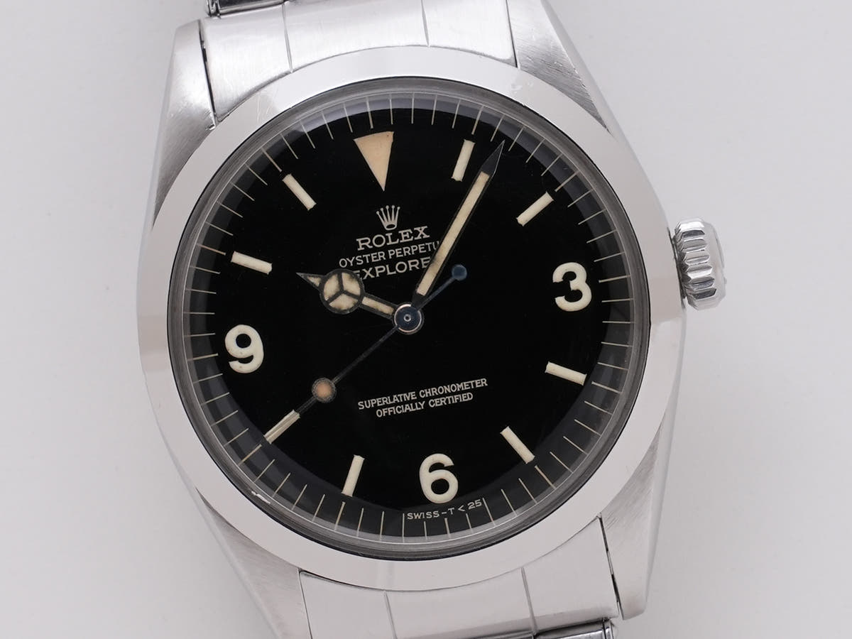 Rolex Explorer I Ref. 1016 Stainless Steel Black Dial Pre-owned 76eya6c5