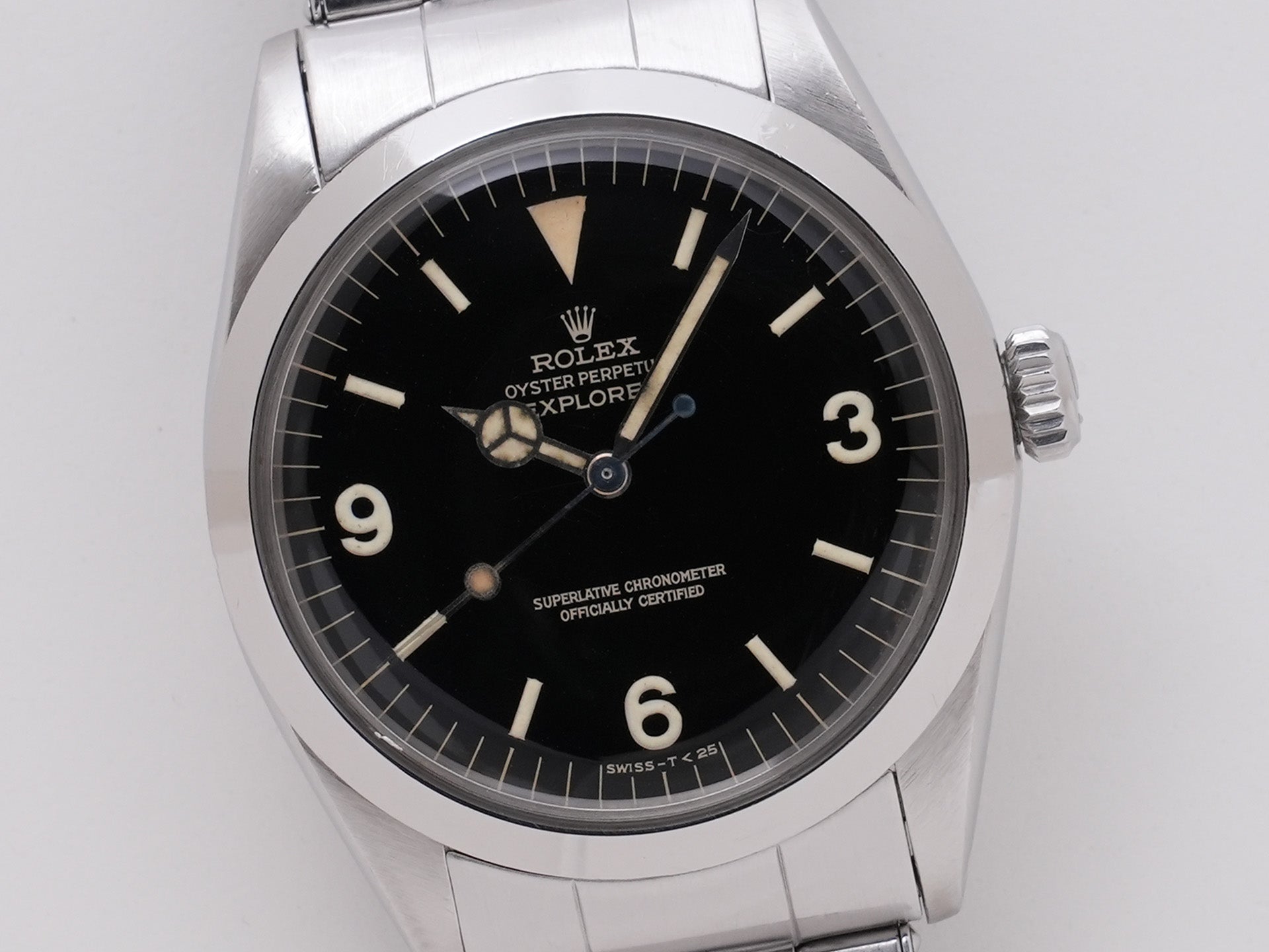 Rolex Explorer I Ref. 1016 Stainless Steel Black Dial Pre-owned 76eya6c5
