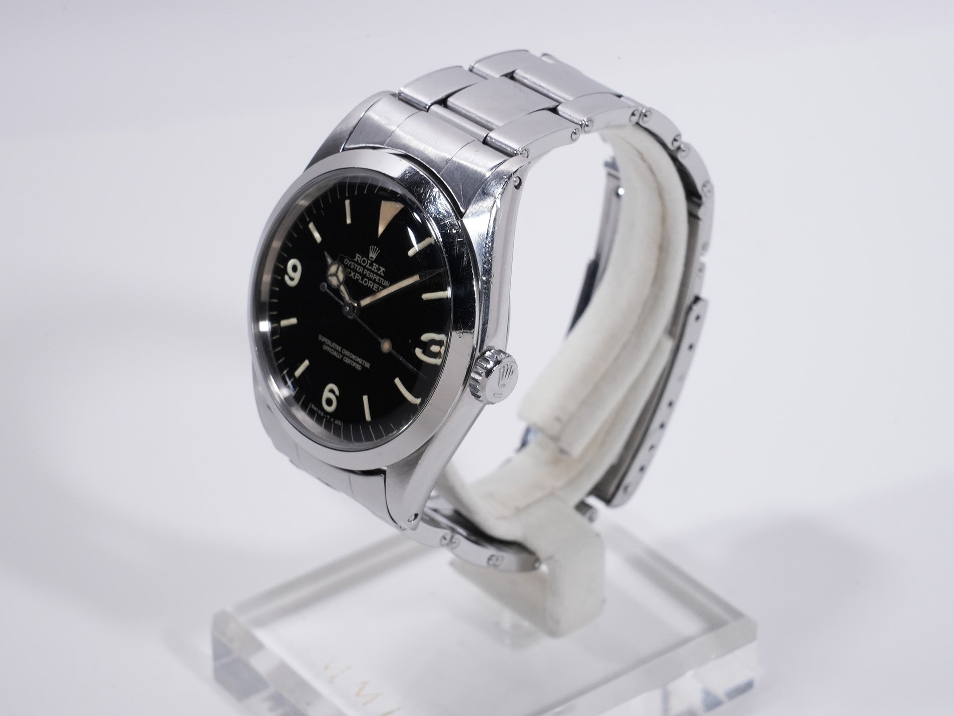 Rolex Explorer I Ref. 1016 Stainless Steel Black Dial Pre-owned 76eya6c5