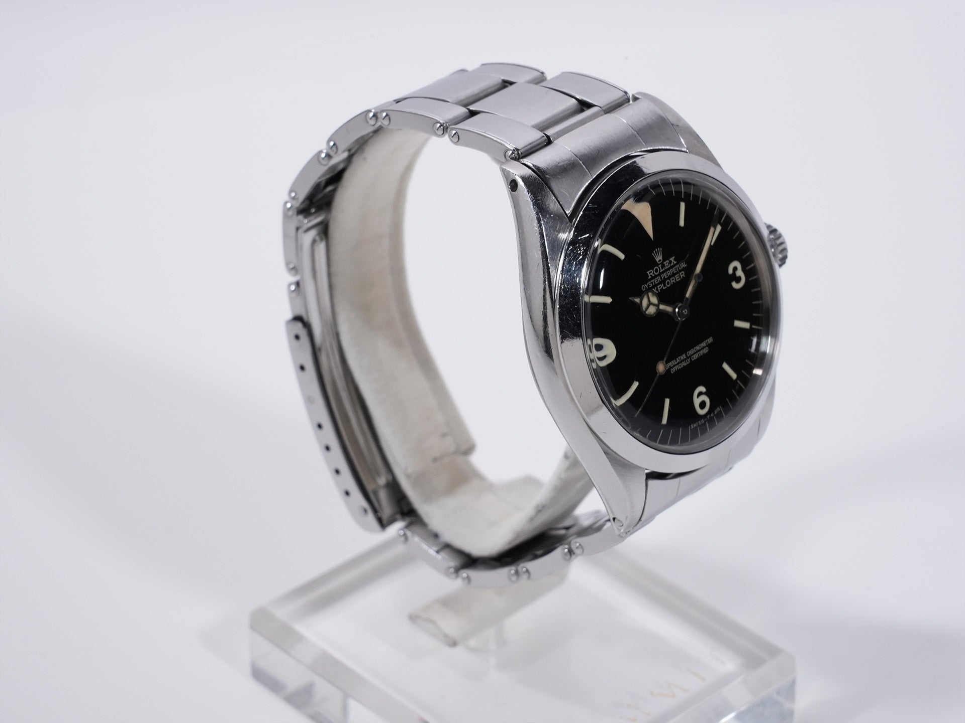 Rolex Explorer I Ref. 1016 Stainless Steel Black Dial Pre-owned 76eya6c5