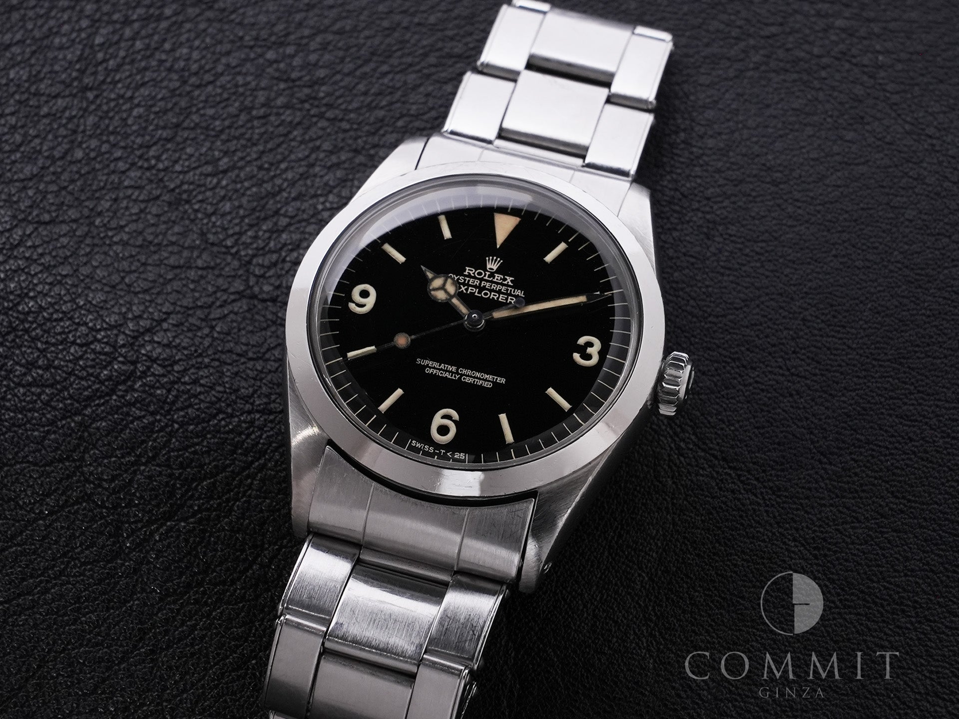 Rolex Explorer I Ref. 1016 Stainless Steel Black Dial Pre-owned 76eya6c5