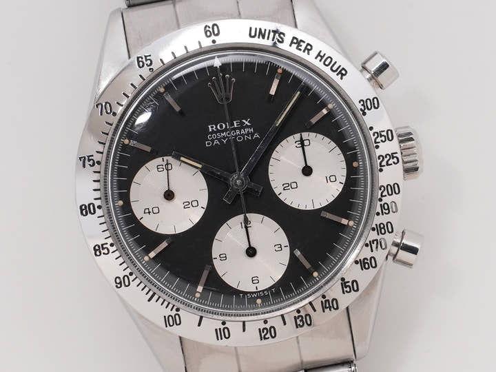 ロレックス デイトナ Ref.6239 ステンレススチール ブラック文字盤