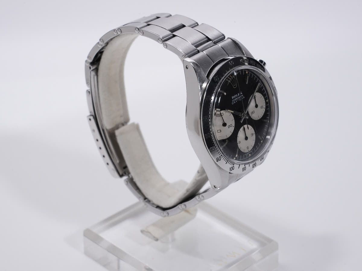 Rolex Daytona Ref. 6239 Stainless Steel Black Dial Pre-owned bciebjn2