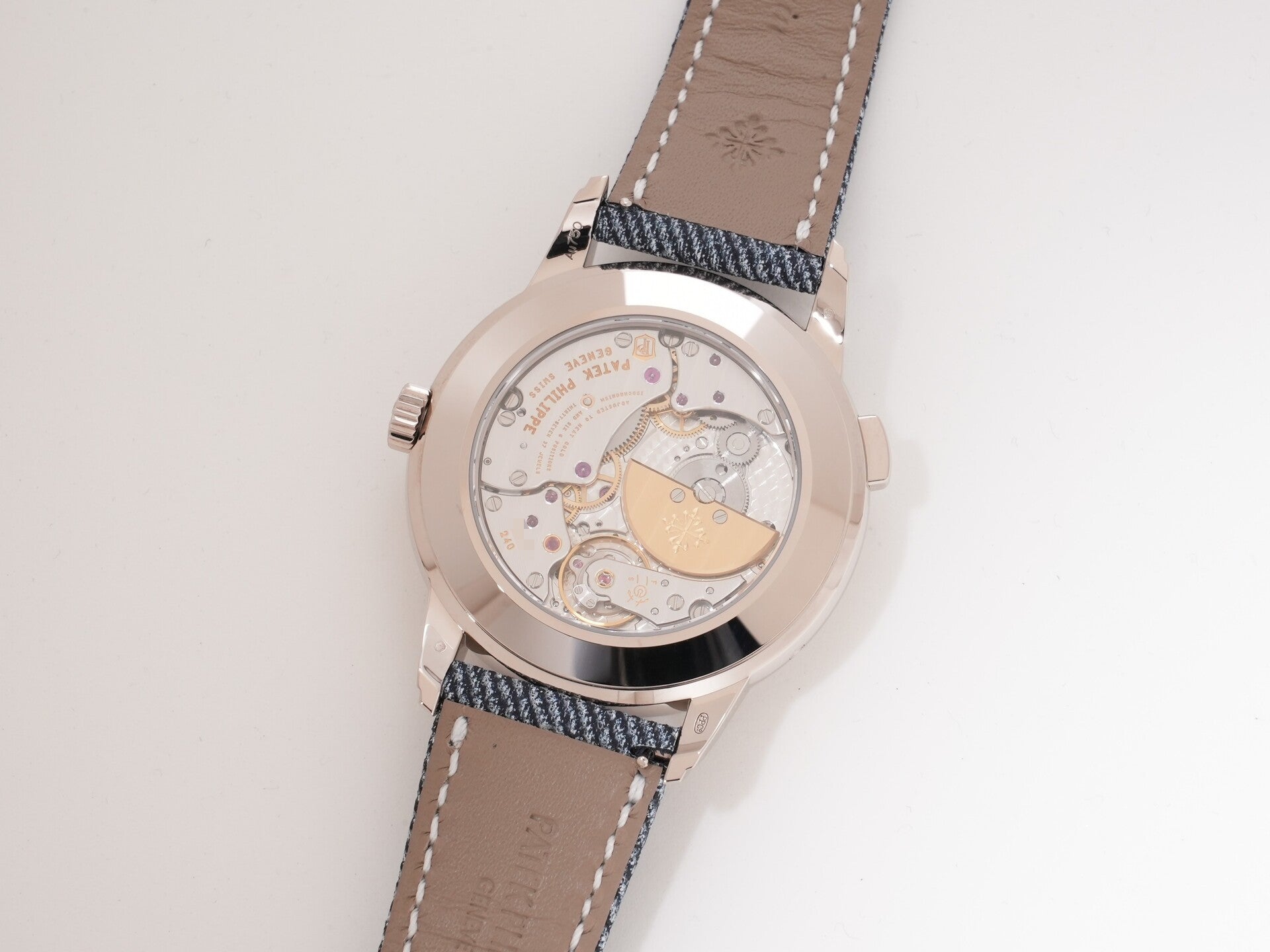 Patek Philippe Complication World Time Date Ref. 5330G-001 18KWG blue-grey opaline dial, unused.