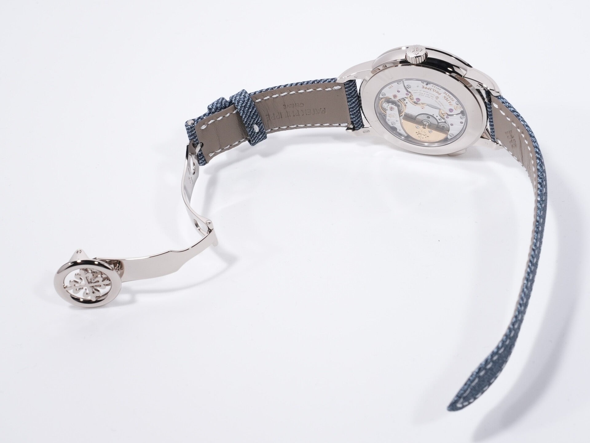 Patek Philippe Complication World Time Date Ref. 5330G-001 18KWG blue-grey opaline dial, unused.