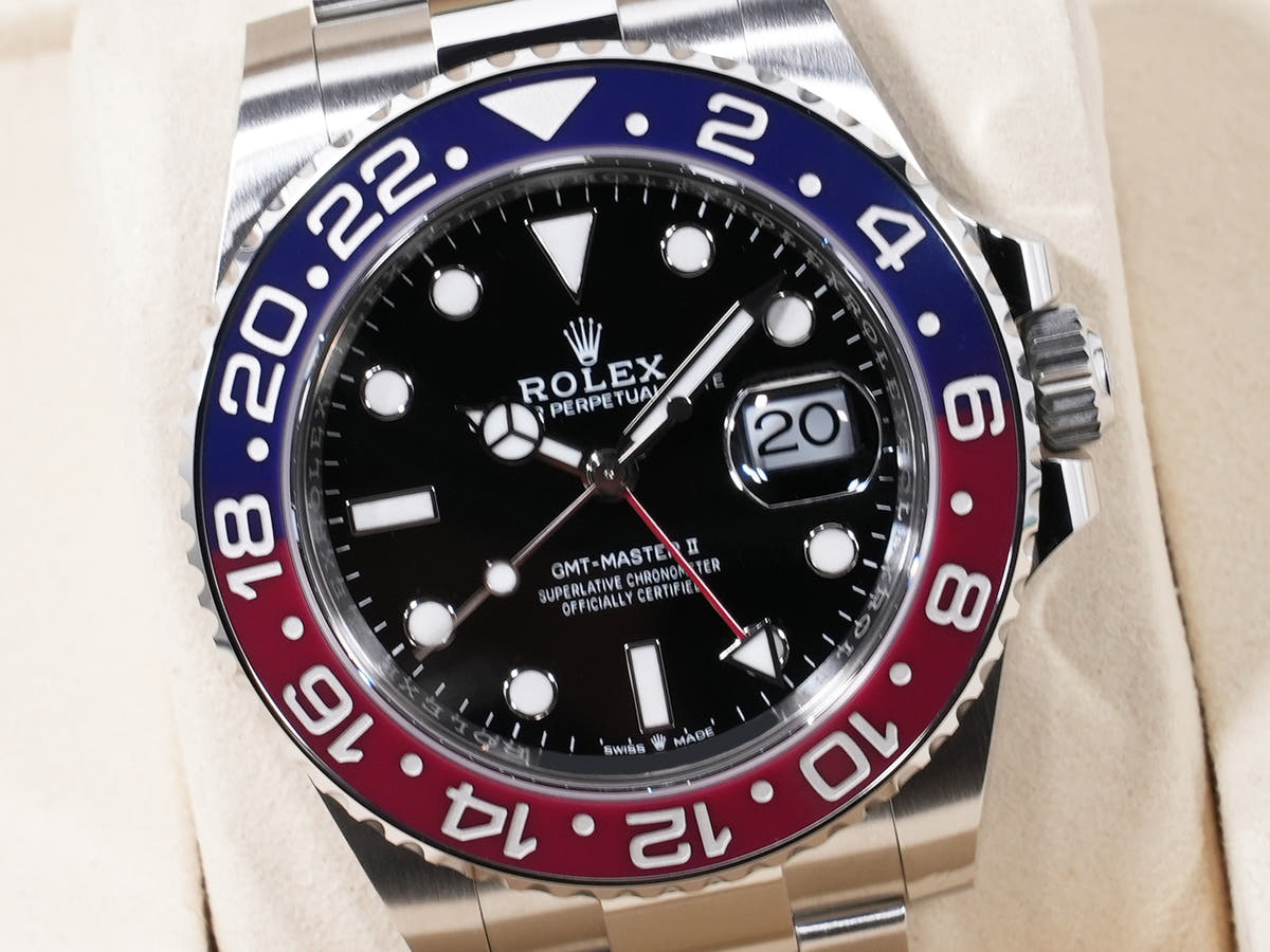 ロレックス GMTマスターII Ref.126710BLRO SS ブラック文字盤 オイスターブレスレット 未使用 pjhdfjq3