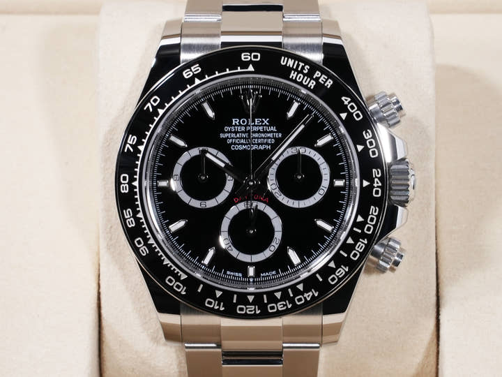 ロレックス デイトナ Ref.126500LN ステンレススチール ブラック文字盤