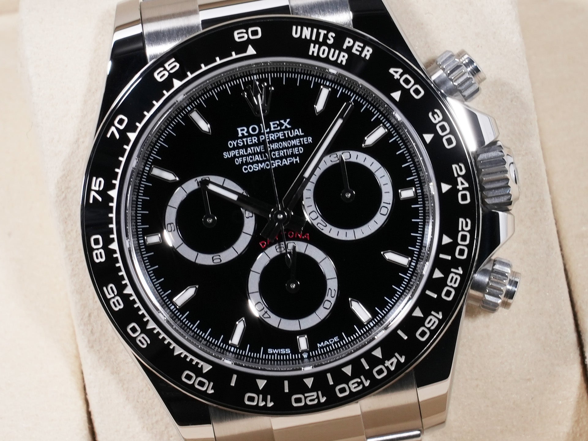 ロレックス デイトナ Ref.126500LN SS ブラック文字盤 未使用 3ug2bje5