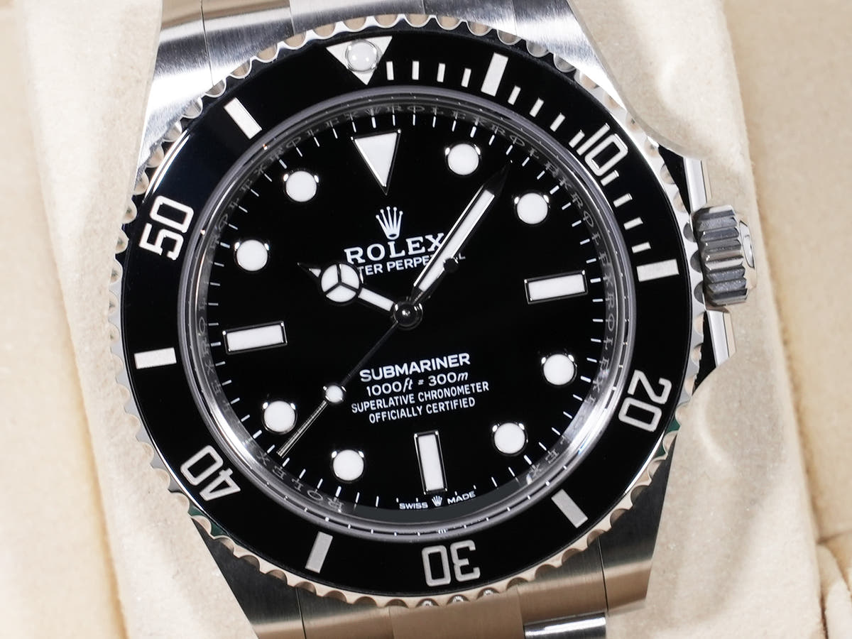 ロレックス サブマリーナー ノンデイト Ref.124060 SS ブラック文字盤 中古 jehpbtqi