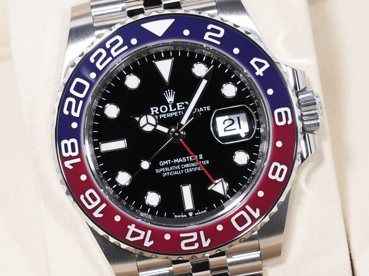 ロレックス GMTマスターII Ref.126710BLRO SS ブラック文字盤 ジュビリーブレスレット 未使用 bq3abtzi