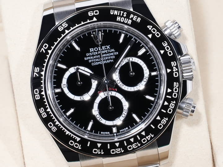 ロレックス デイトナ Ref.126500LN ステンレススチール ブラック文字盤