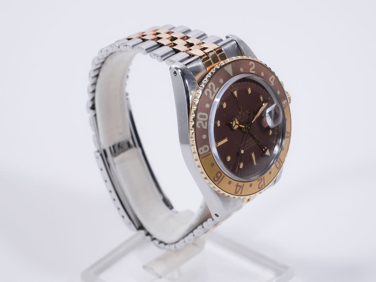 ロレックス GMTマスター Ref.1675/3 SS/YG ブラウン文字盤 ジュビリーブレスレット 中古 rifctrgc