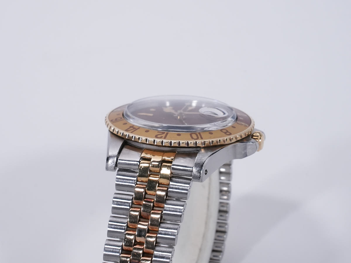 ロレックス GMTマスター Ref.1675/3 SS/YG ブラウン文字盤 ジュビリーブレスレット 中古 rifctrgc