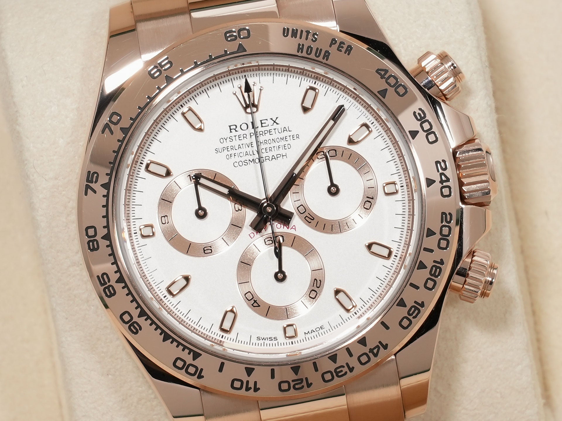 Rolex Daytona Ref. 116505 18KERG Ivory Dial, Pre-owned  (puzaii7j appears to be an internal reference number and not part of the product description)