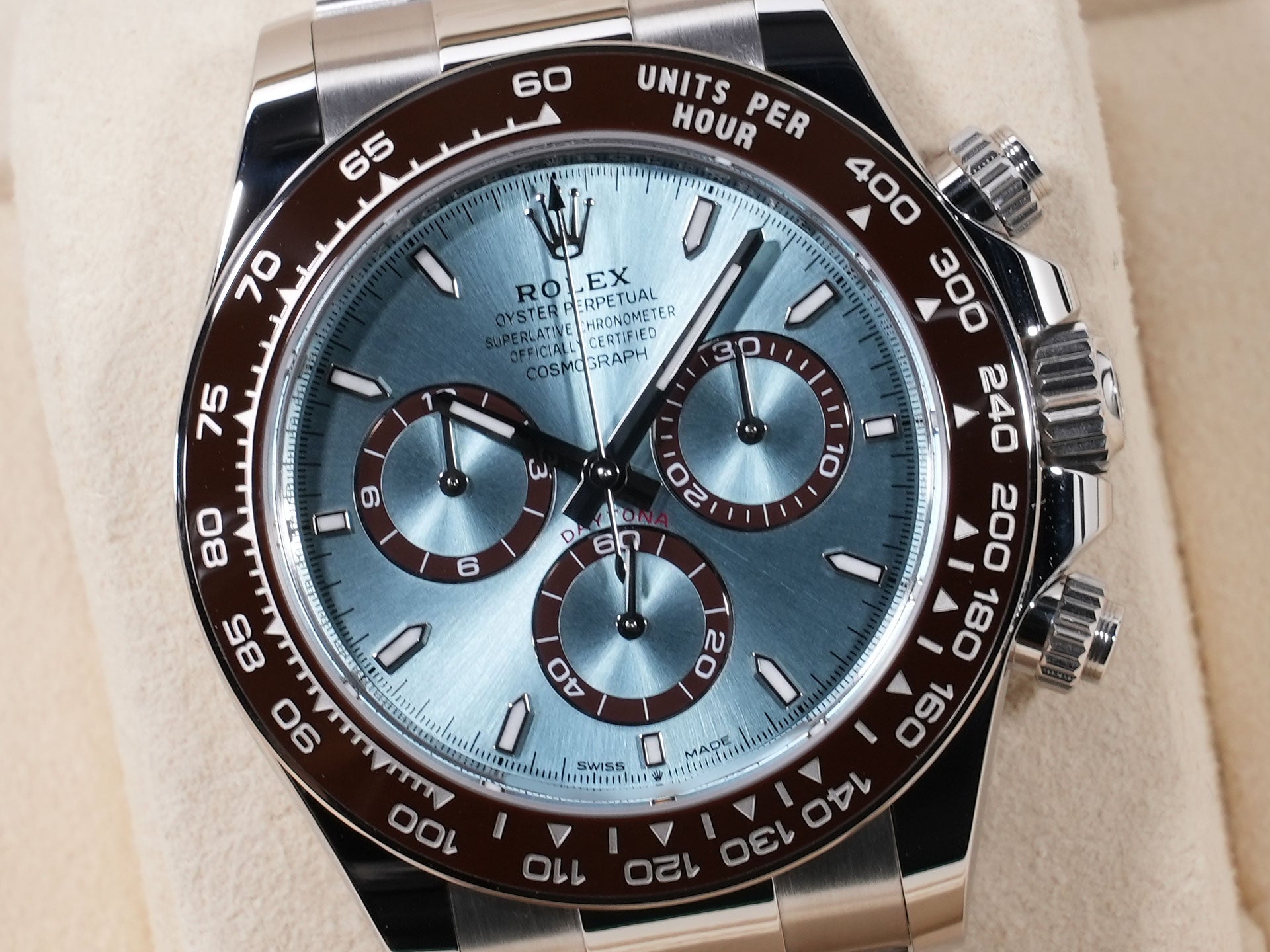 Rolex Daytona Ref. 126506 PT Ice Blue Dial, Excellent Condition nfq7qd58