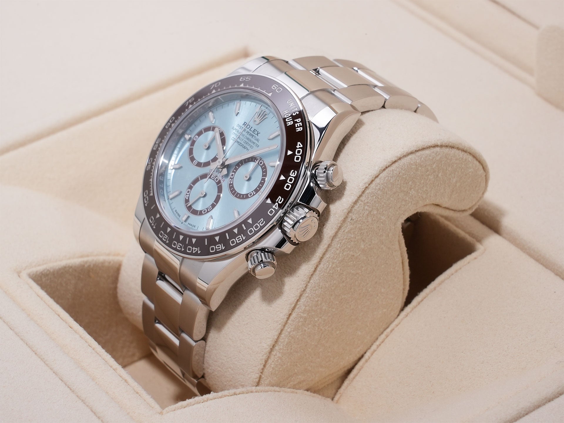 Rolex Daytona Ref. 126506 PT Ice Blue Dial, Excellent Condition nfq7qd58