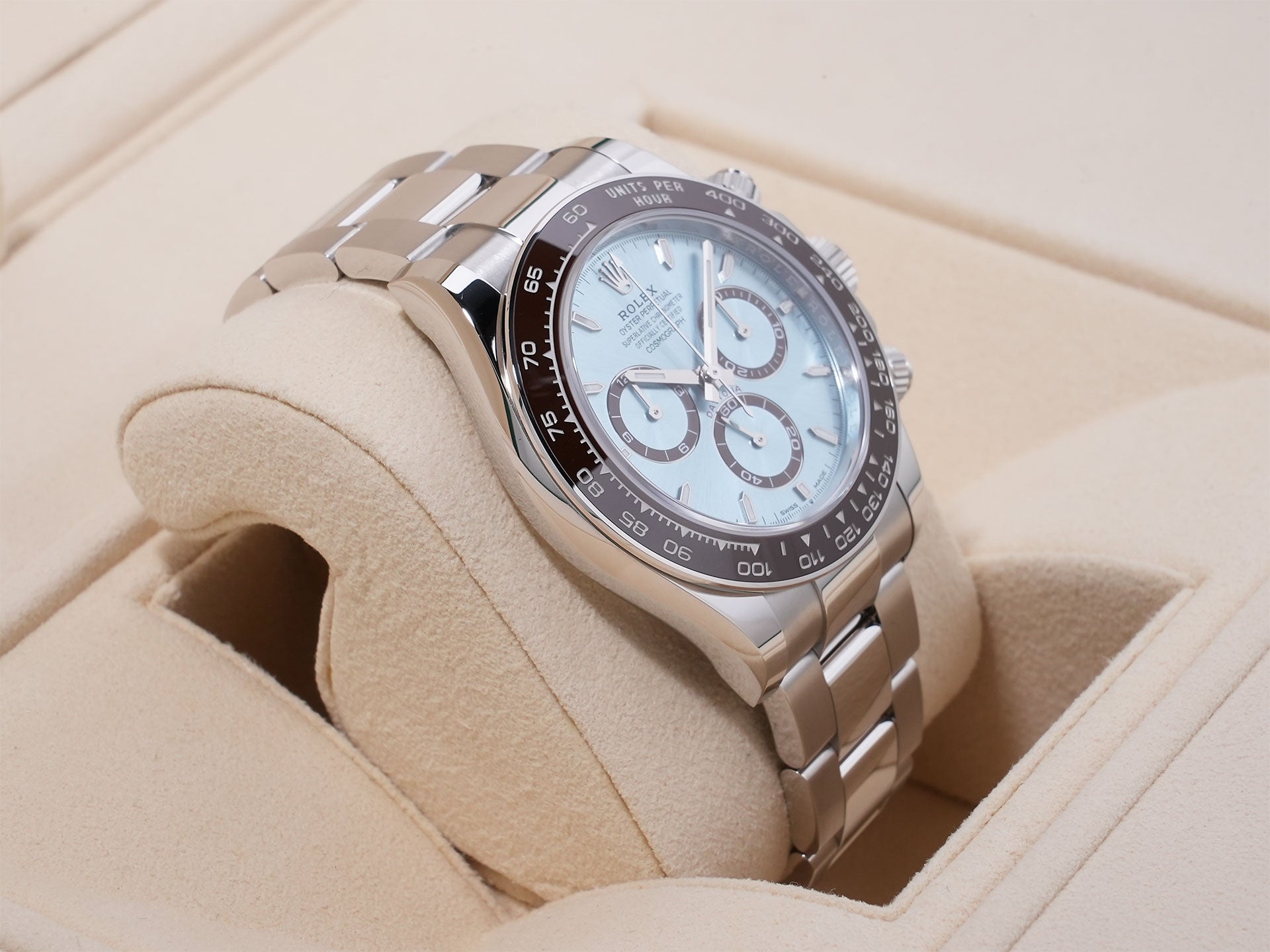 Rolex Daytona Ref. 126506 PT Ice Blue Dial, Excellent Condition nfq7qd58