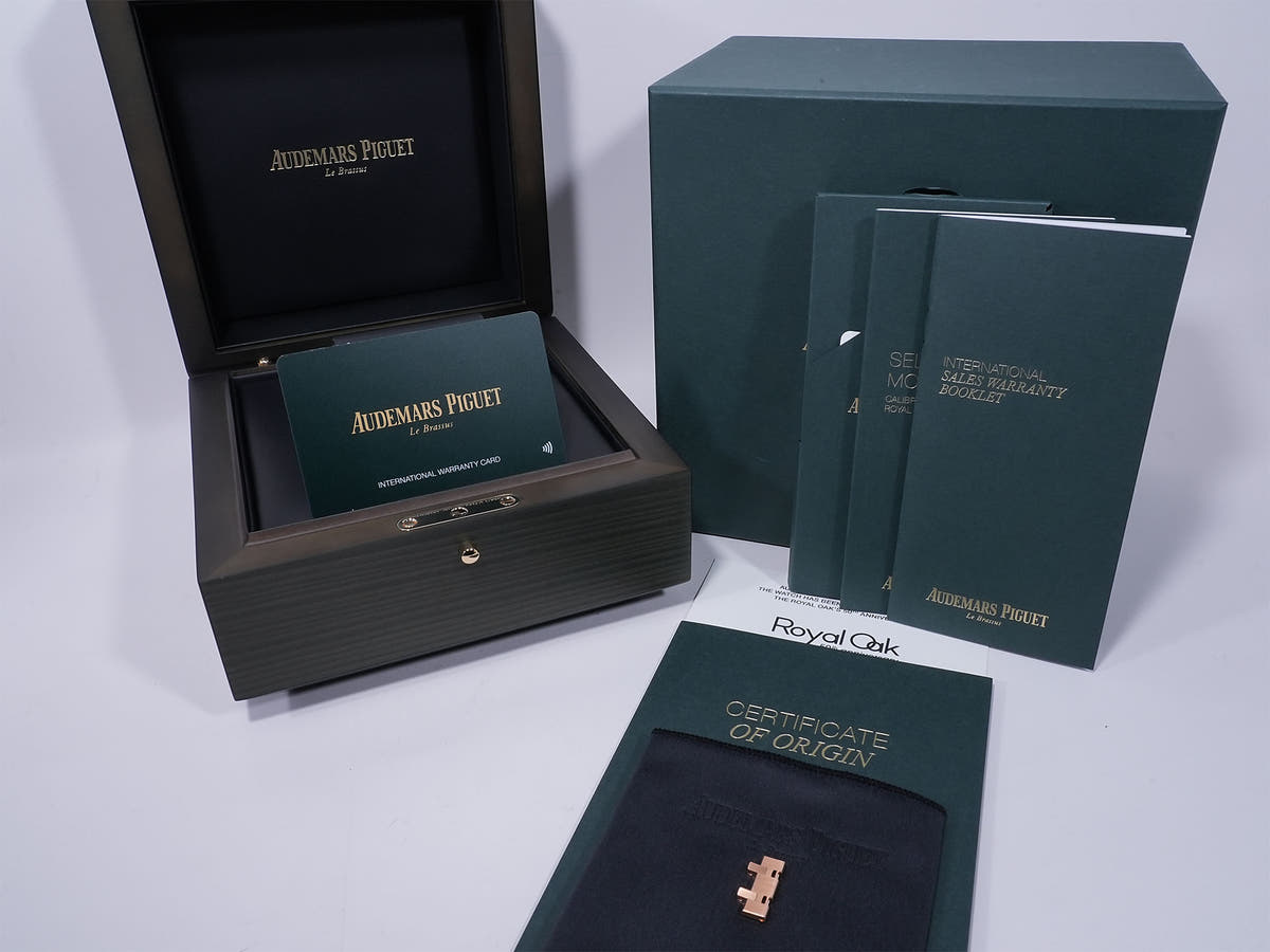 オーデマピゲ ロイヤルオーク 50周年記念 Ref.15510OR.OO.1320OR.01 18KPG ナイトブルー文字盤 美中古 inaere64
