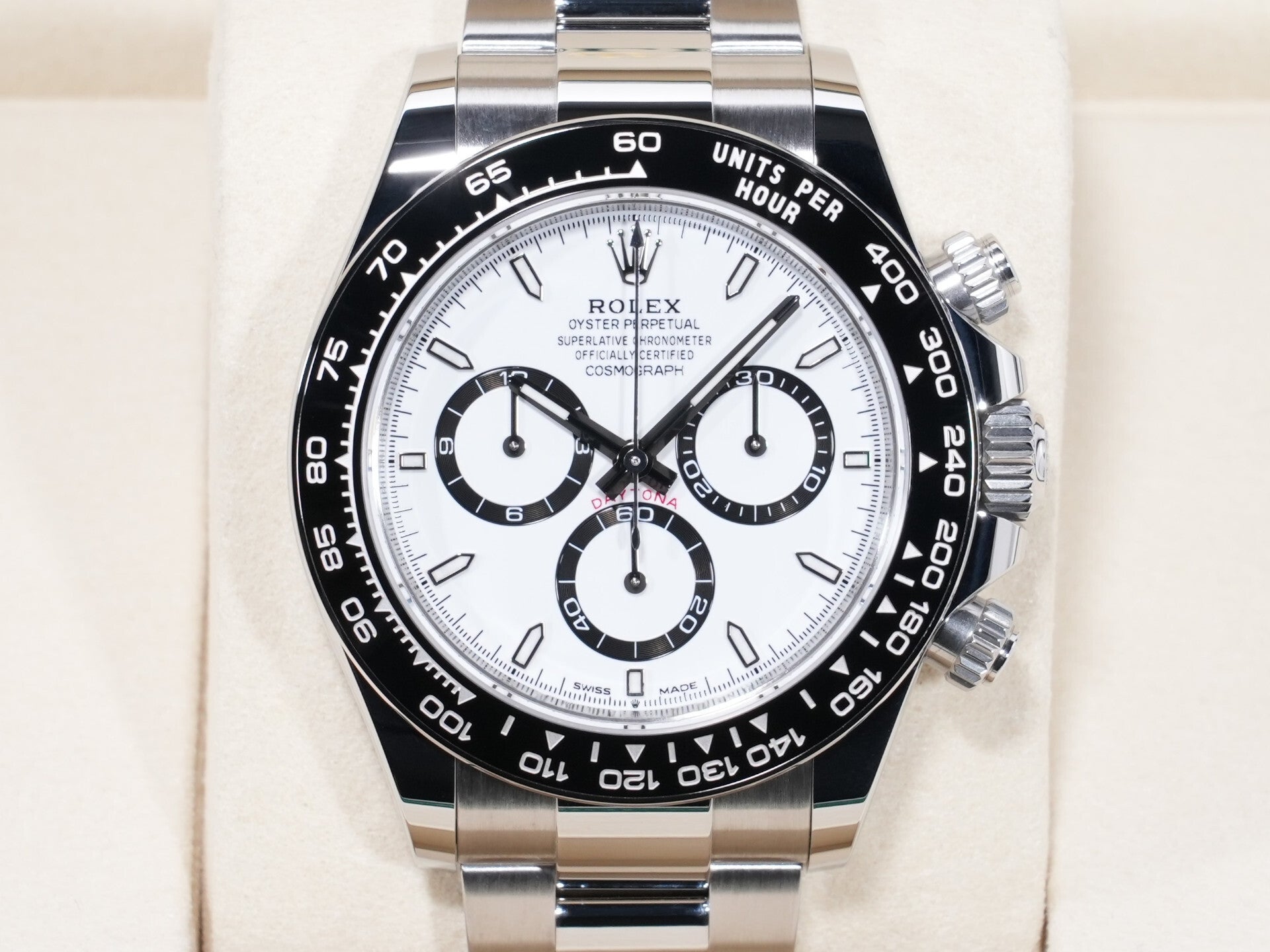 ロレックス デイトナ Ref.126500LN SS ホワイト文字盤 未使用 6xqffm99