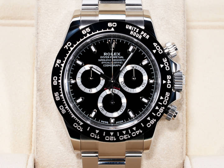 ロレックス デイトナ Ref.116500LN ステンレススチール ブラック文字盤