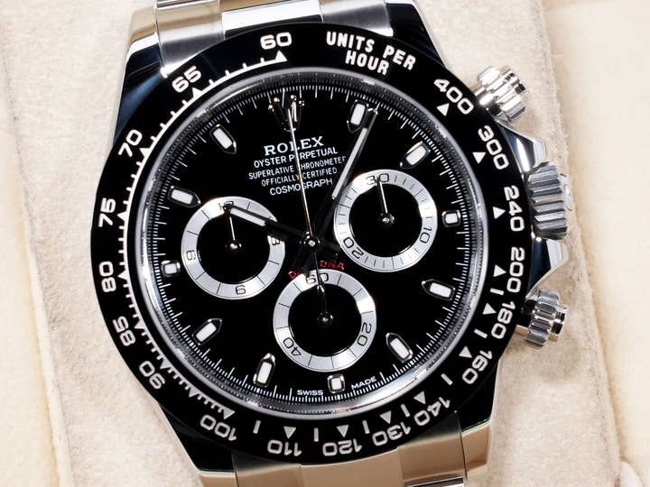 ロレックス デイトナ Ref.116500LN ステンレススチール ブラック文字盤