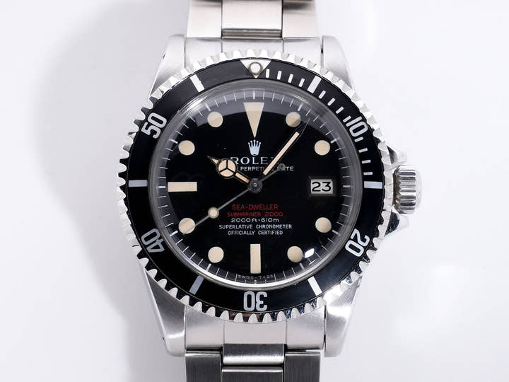 ロレックス シードゥエラー Ref.1665 ステンレススチール ブラック文字盤