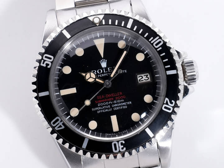 ロレックス シードゥエラー Ref.1665 ステンレススチール ブラック文字盤