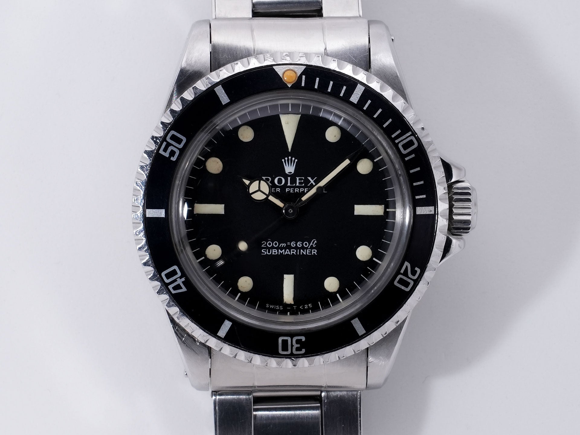 Rolex Submariner Ref. 5513 SS Black Dial, Pre-owned (hrooemxp)