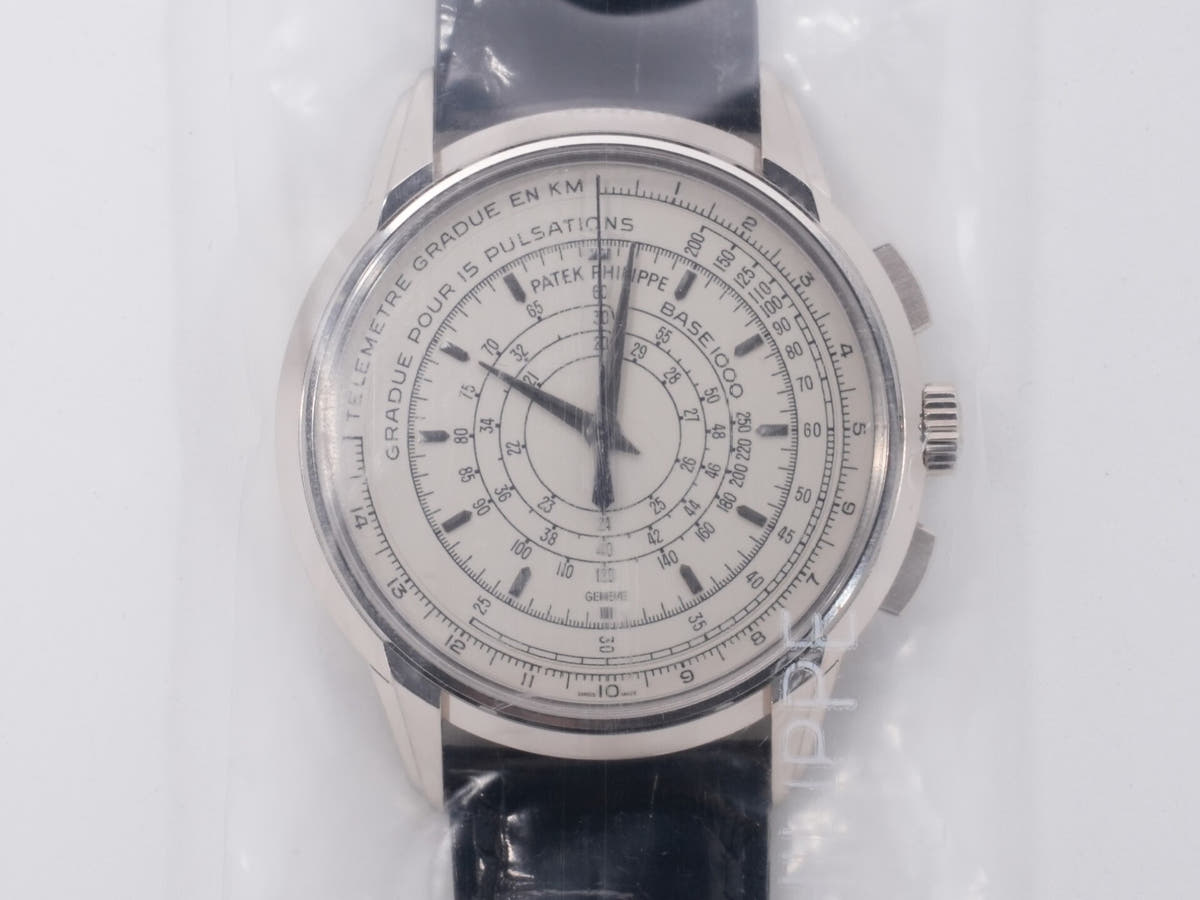 パテックフィリップ クロノグラフ Ref.5975G-001 18KWG シルバー文字盤 デッドストック rcqhmjww