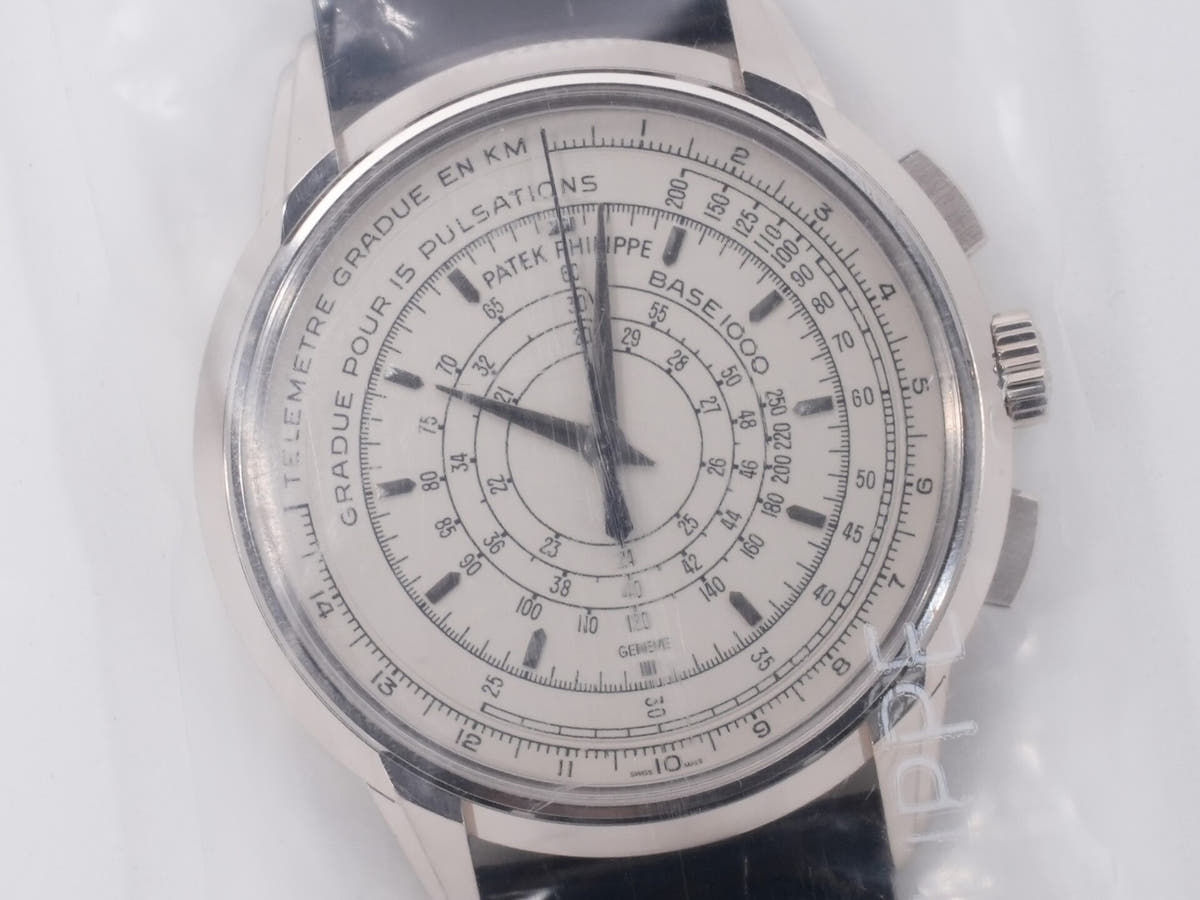 パテックフィリップ クロノグラフ Ref.5975G-001 18KWG シルバー文字盤 デッドストック rcqhmjww