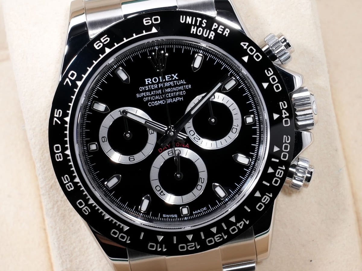 ロレックス デイトナ Ref.116500LN SS ブラック文字盤 美品 mzs3qgvk