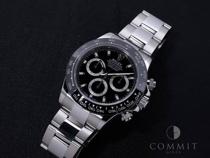 ロレックス デイトナ Ref.116500LN ステンレススチール ブラック文字盤
