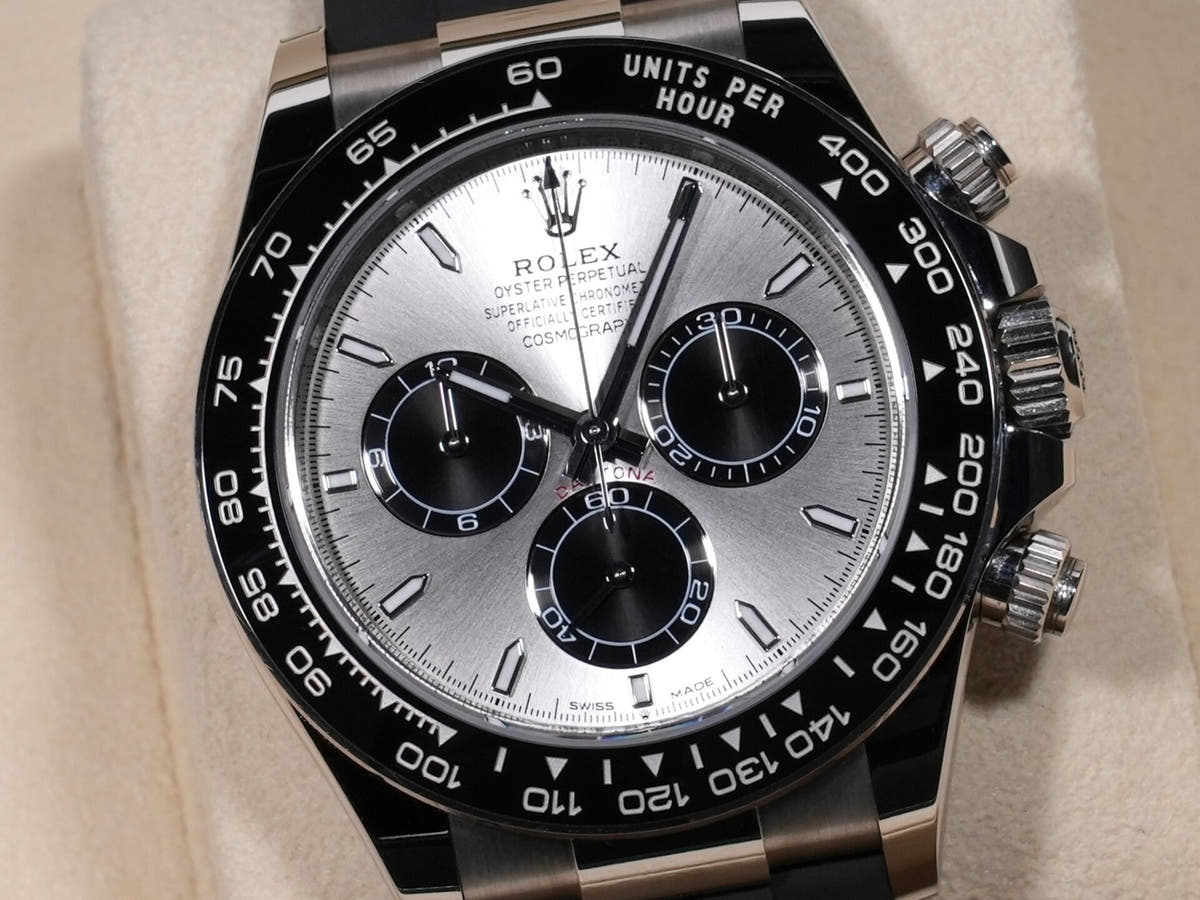 ロレックス デイトナ Ref.126519LN 18KWG スチールxブライトブラック文字盤 美中古 wzbi75xx