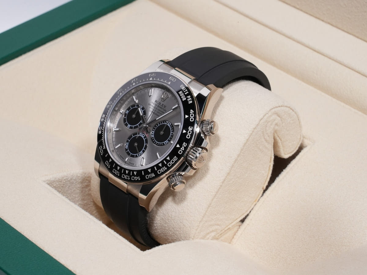 ロレックス デイトナ Ref.126519LN 18KWG スチールxブライトブラック文字盤 美中古 wzbi75xx