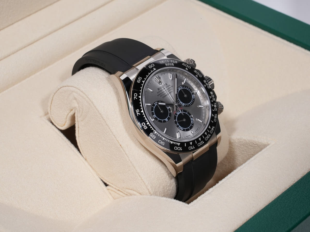 ロレックス デイトナ Ref.126519LN 18KWG スチールxブライトブラック文字盤 美中古 wzbi75xx