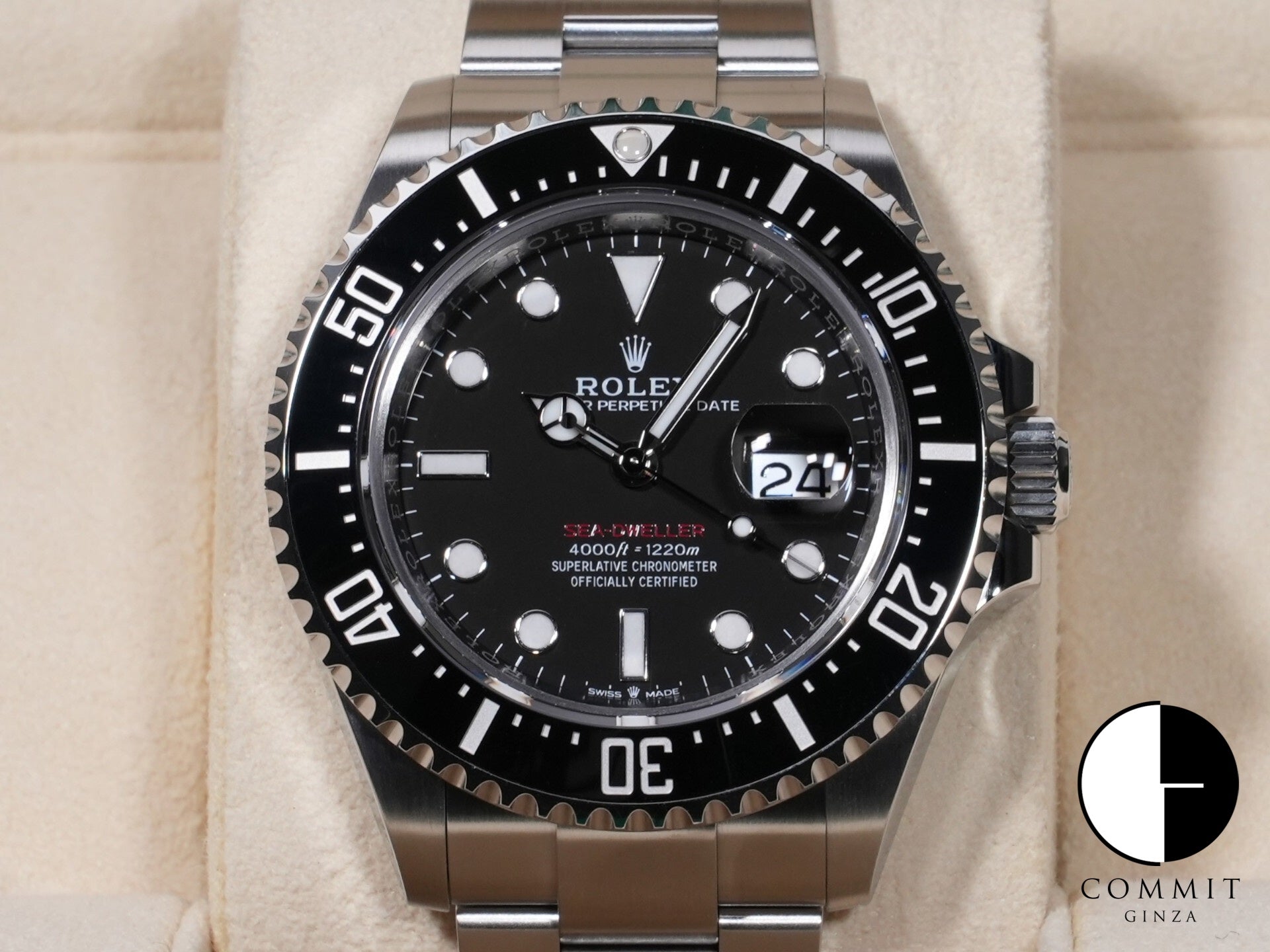 ロレックス シードゥエラー Ref.126600 SS ブラック文字盤 美中古 tdvxuto4