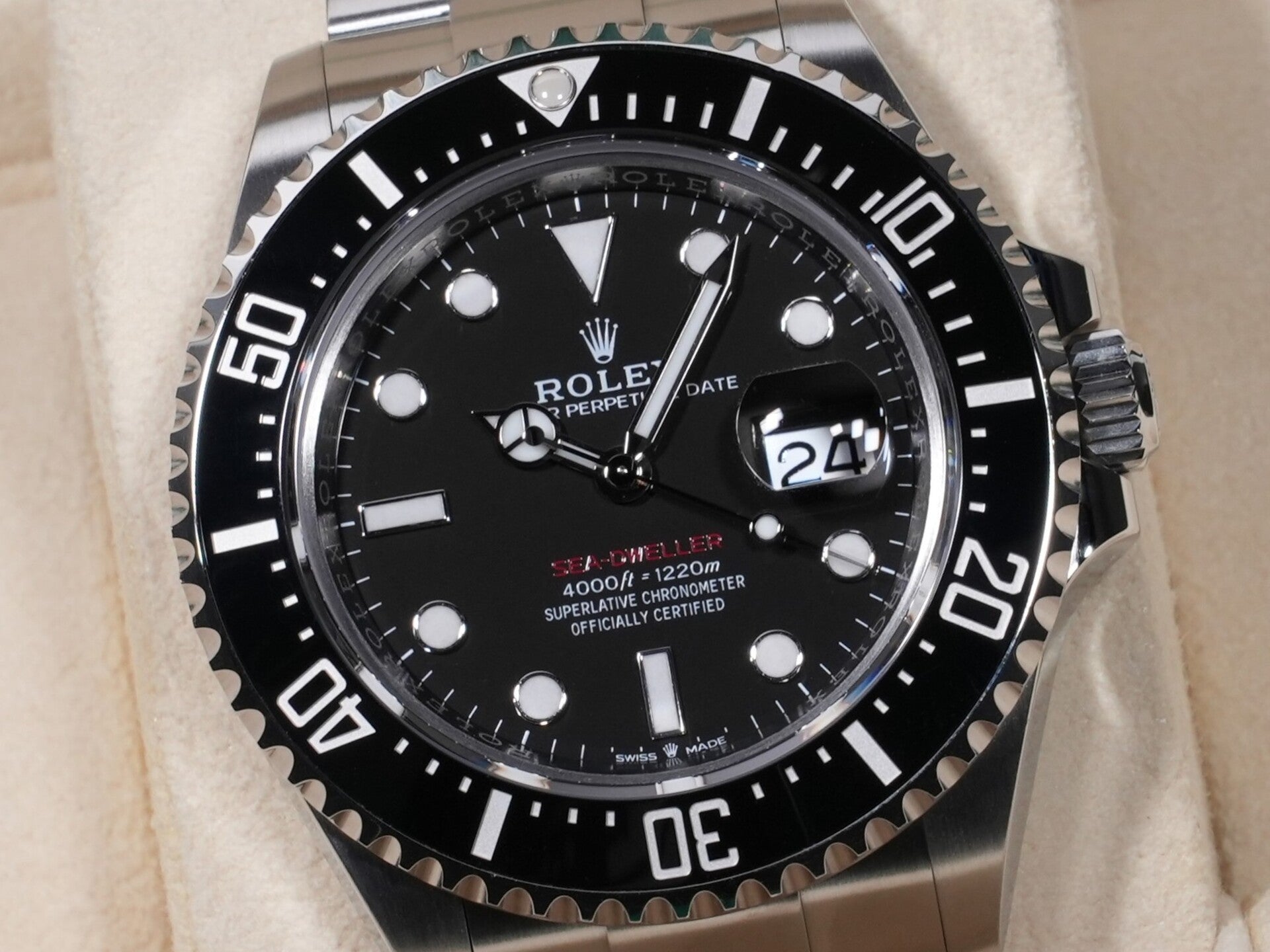 ロレックス シードゥエラー Ref.126600 SS ブラック文字盤 美中古 tdvxuto4