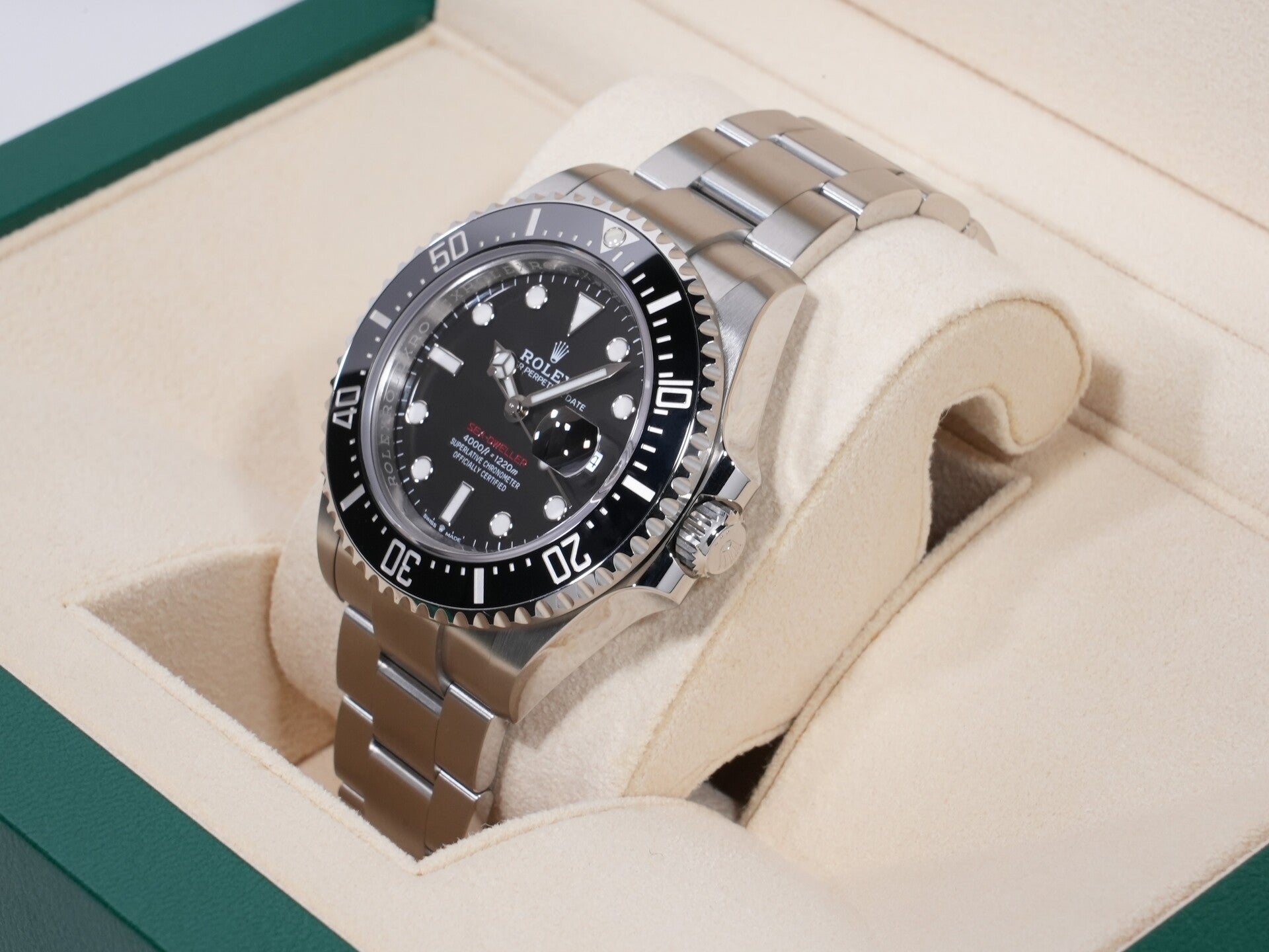 ロレックス シードゥエラー Ref.126600 SS ブラック文字盤 美中古 tdvxuto4