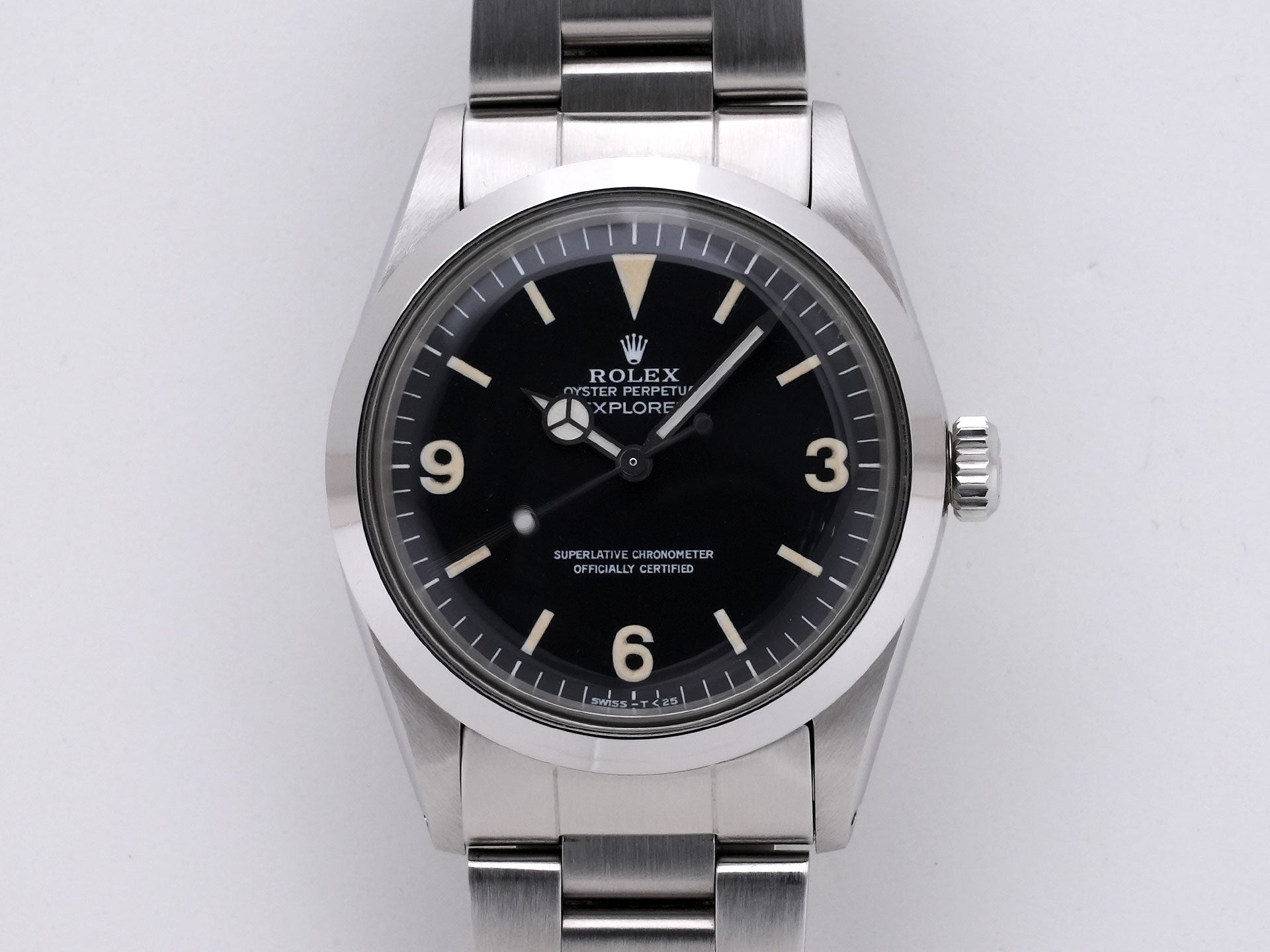 ロレックス エクスプローラーI Ref.1016 SS ブラック文字盤 美中古 rcbk9jtz