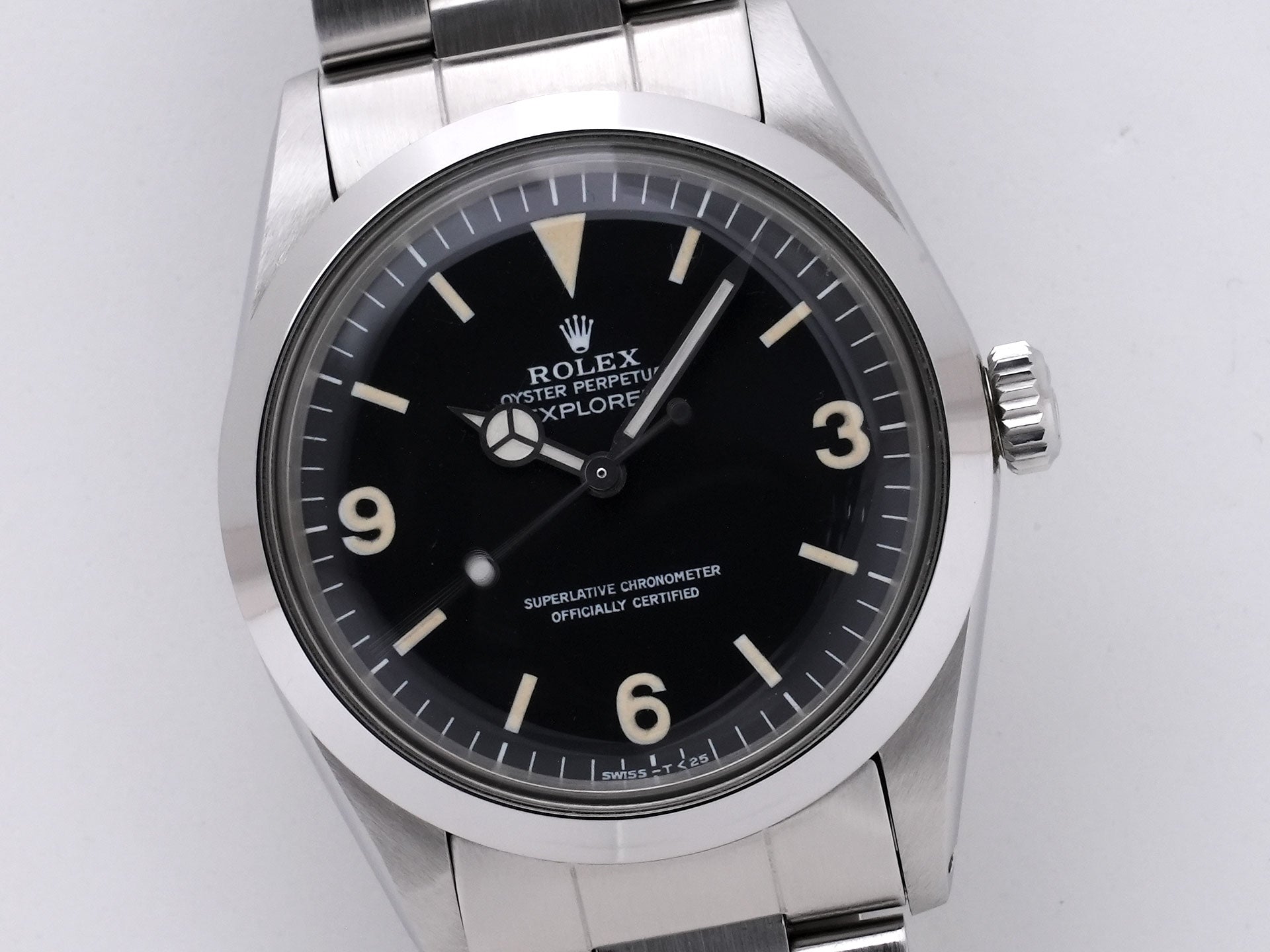 ロレックス エクスプローラーI Ref.1016 SS ブラック文字盤 美中古 rcbk9jtz