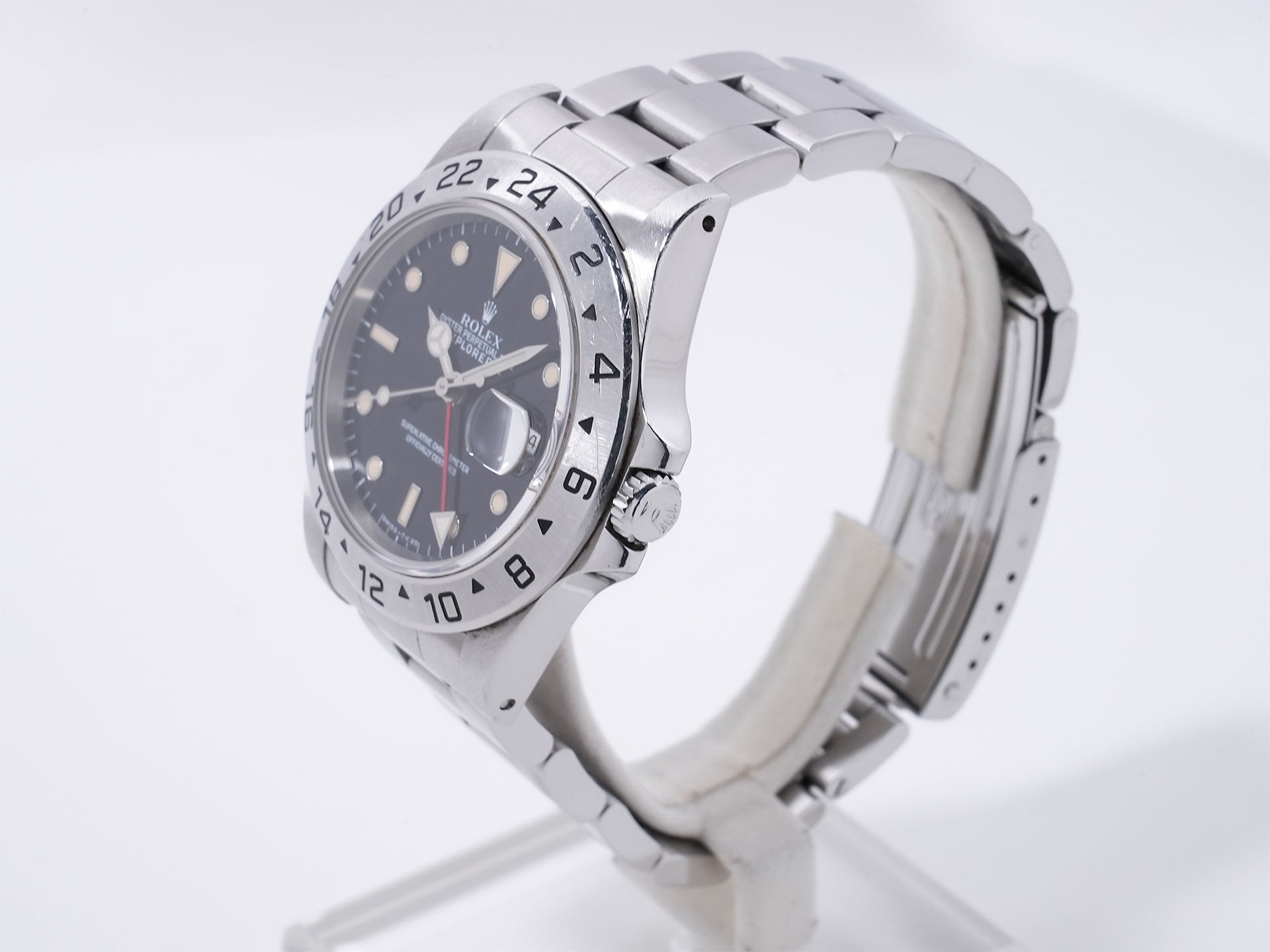 ロレックス エクスプローラーII Ref.16570 SS ブラック文字盤 中古 tvjo7ttc