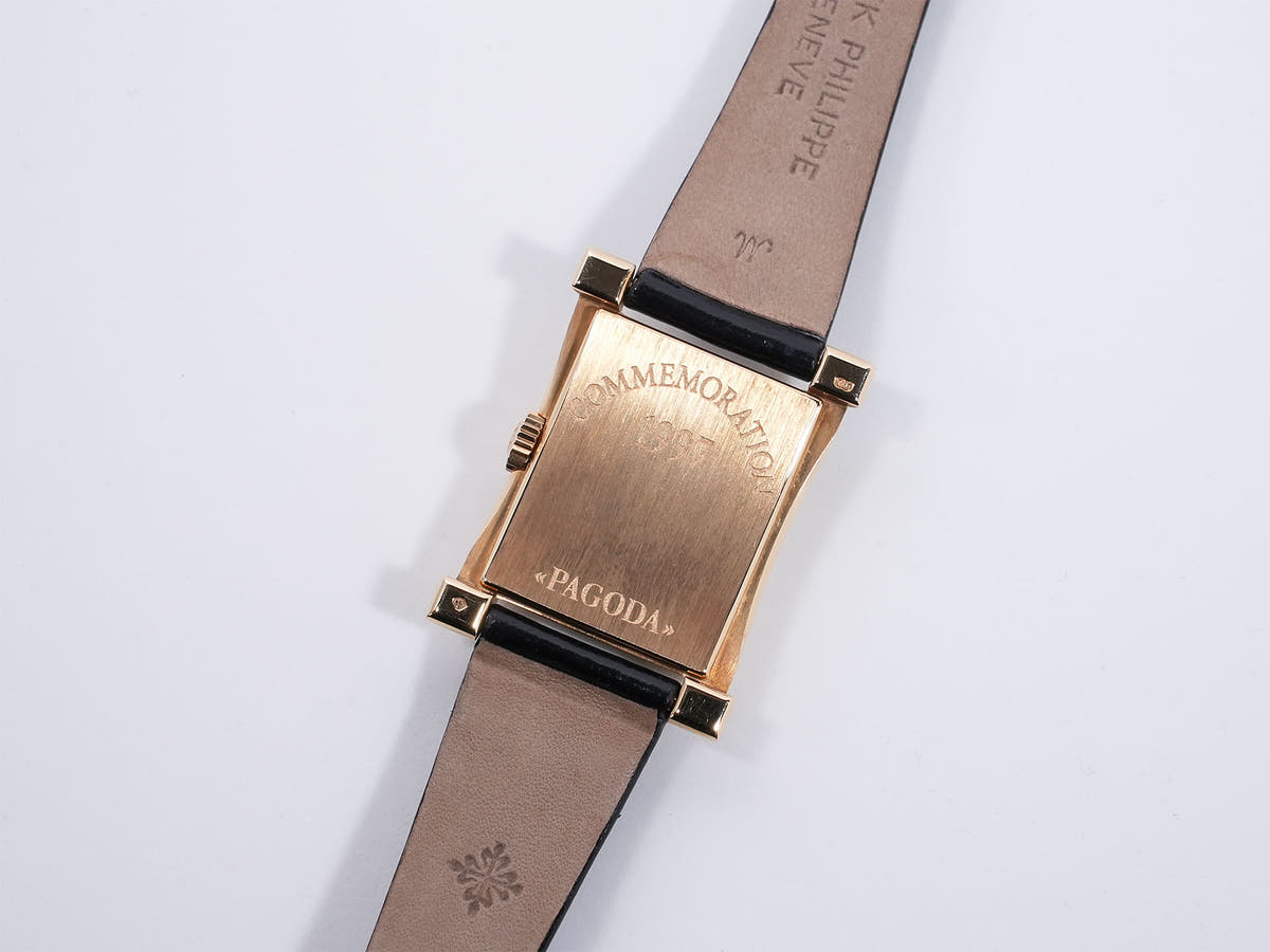 パテックフィリップ パゴダ Ref.4900J 18KYG シルバー文字盤 美品 xb4u6rfd