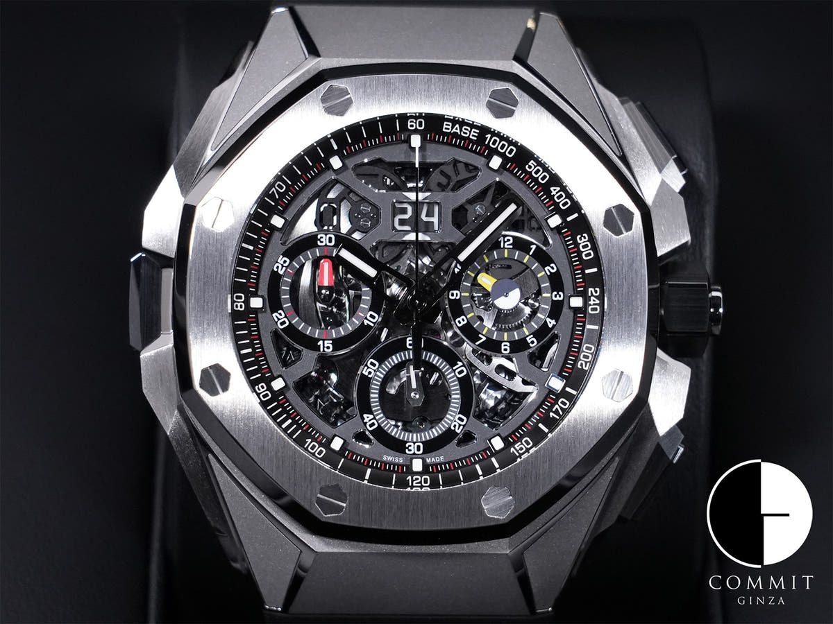 オーデマピゲ ロイヤル オーク コンセプト スプリットセコンド クロノグラフ GMT ラージデイト Ref.26650TI.OO.D013CA.01 TI オープンワーク文字盤 未使用 fnbz9tdm
