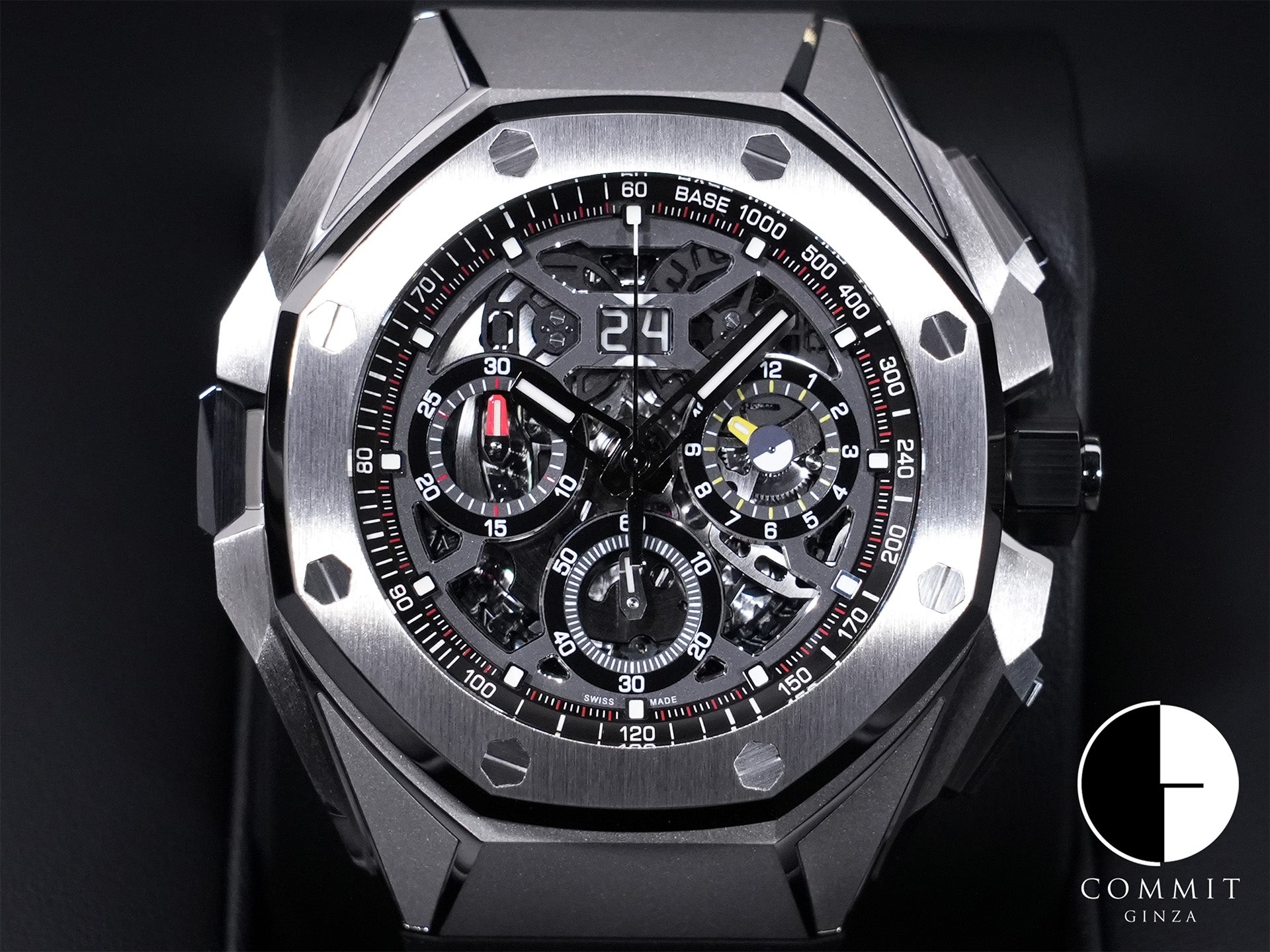 オーデマピゲ ロイヤル オーク コンセプト スプリットセコンド クロノグラフ GMT ラージデイト Ref.26650TI.OO.D013CA.01 TI オープンワーク文字盤 未使用 fnbz9tdm