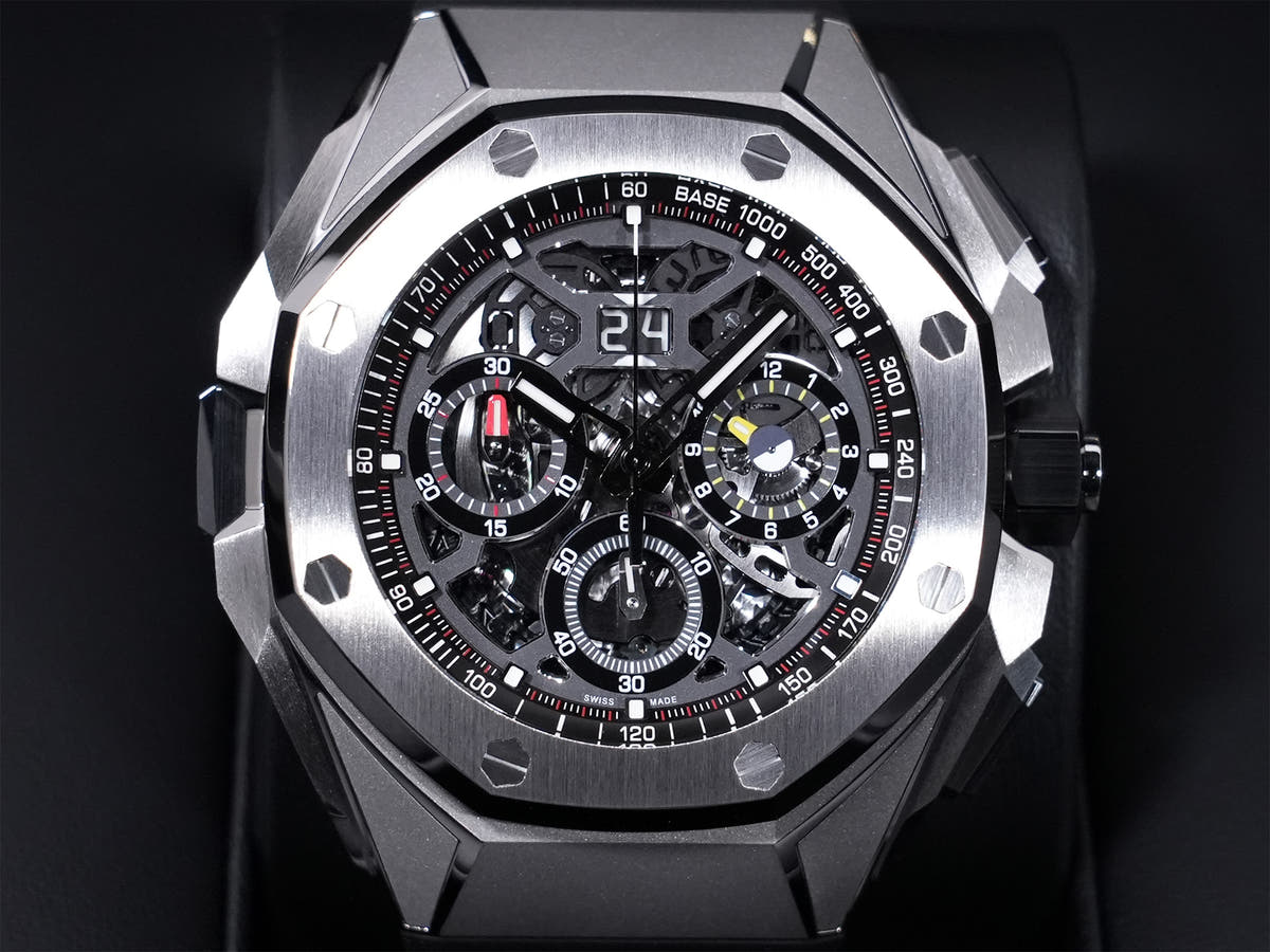 オーデマピゲ ロイヤル オーク コンセプト スプリットセコンド クロノグラフ GMT ラージデイト Ref.26650TI.OO.D013CA.01 TI オープンワーク文字盤 未使用 fnbz9tdm