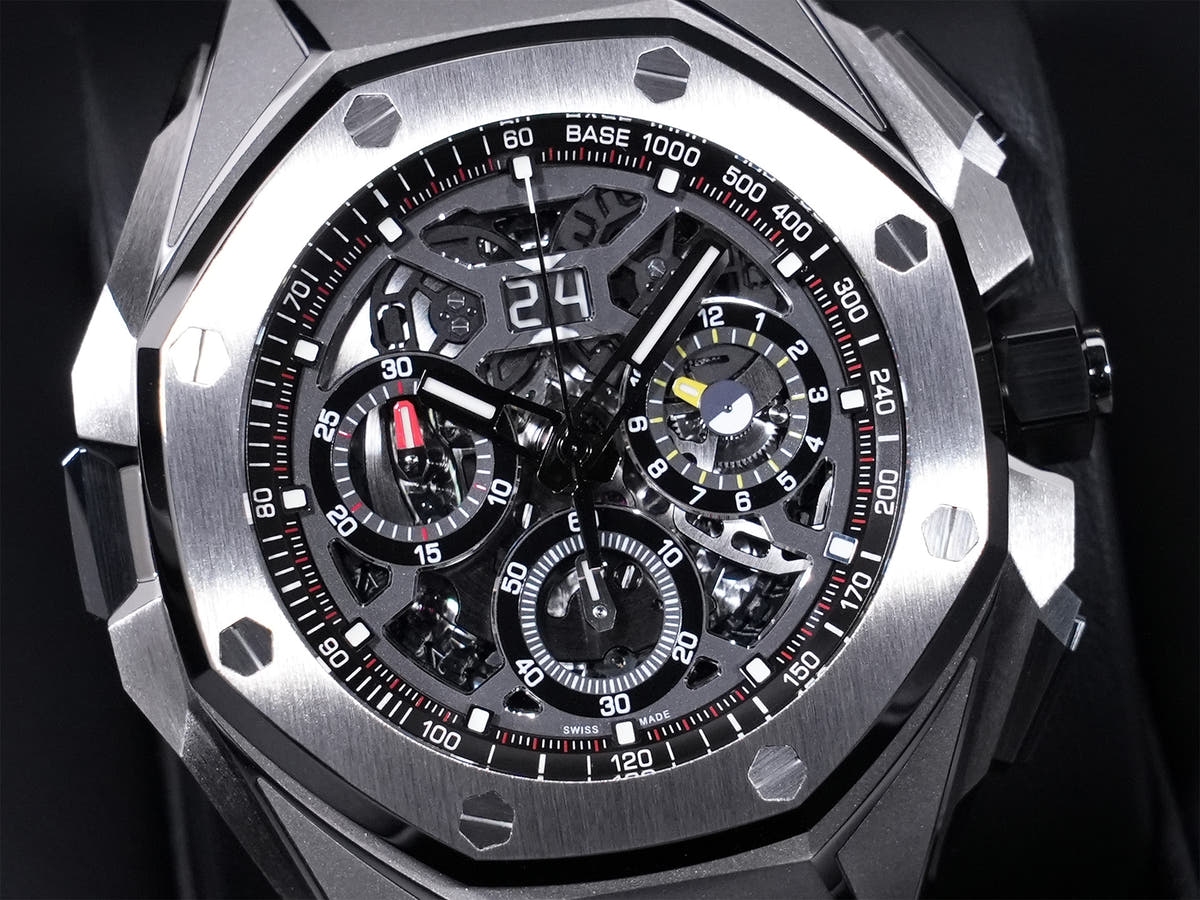 オーデマピゲ ロイヤル オーク コンセプト スプリットセコンド クロノグラフ GMT ラージデイト Ref.26650TI.OO.D013CA.01 TI オープンワーク文字盤 未使用 fnbz9tdm