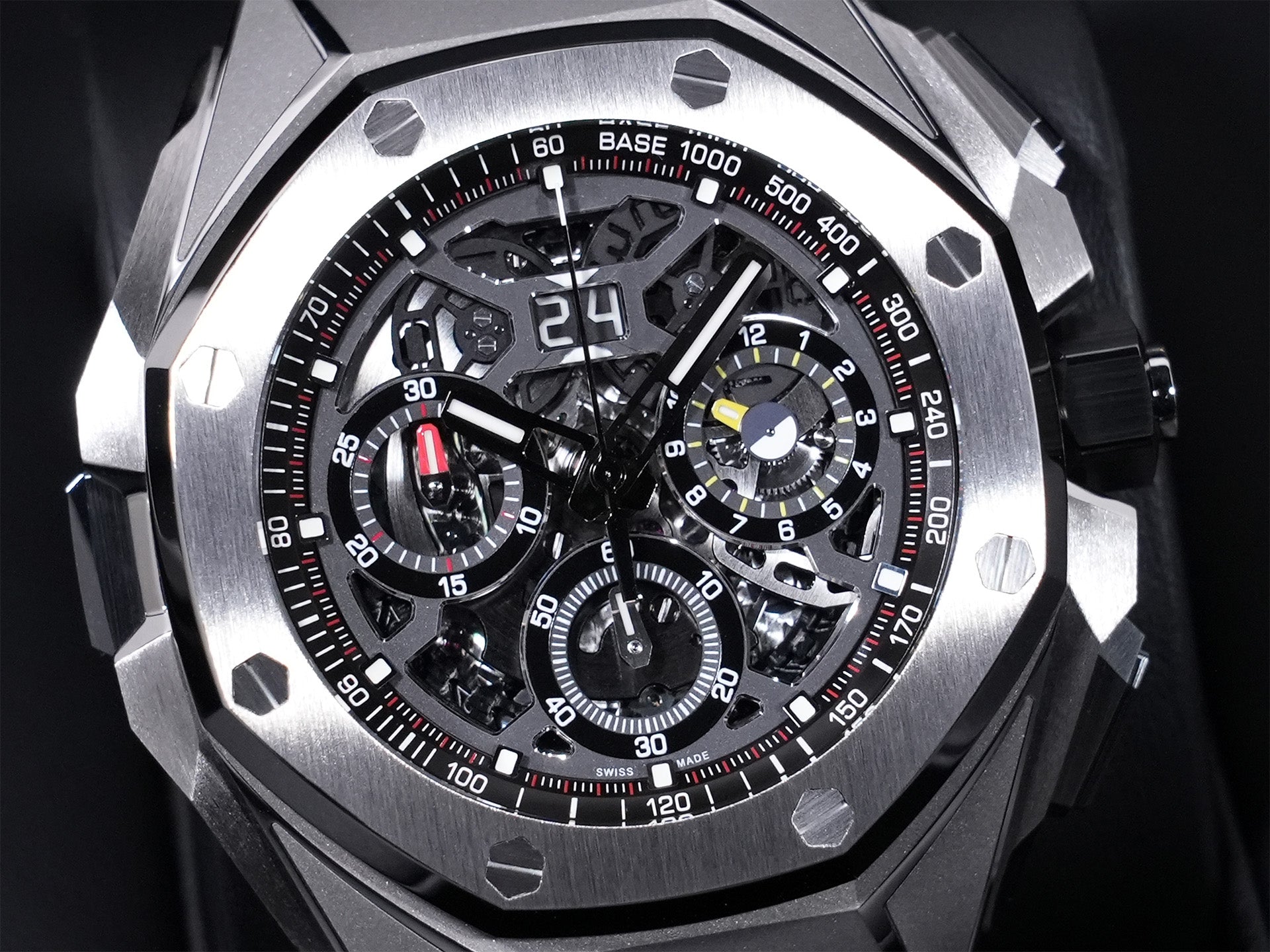 オーデマピゲ ロイヤル オーク コンセプト スプリットセコンド クロノグラフ GMT ラージデイト Ref.26650TI.OO.D013CA.01 TI オープンワーク文字盤 未使用 fnbz9tdm